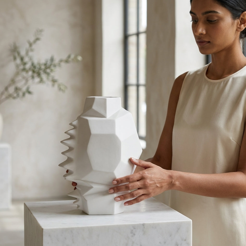 Geometric Prick Vase