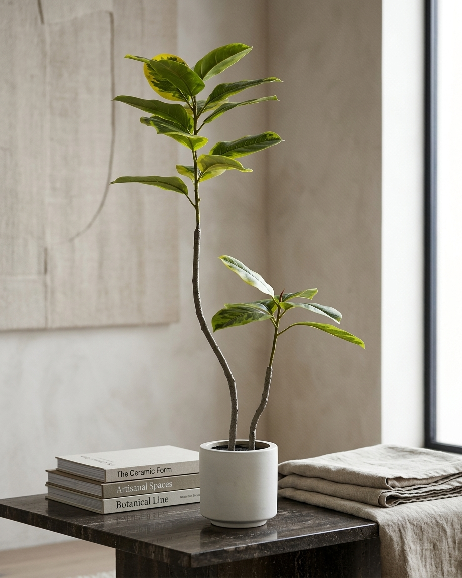 Variegated Indoor Ficus Plant