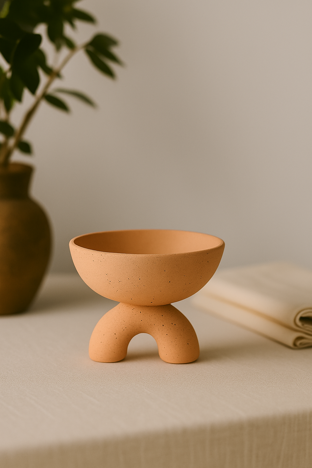 Earthy Grain Vintage Pot - B