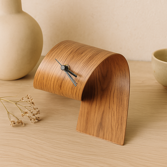Oakwood Grain Clock