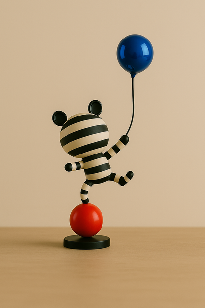 Zebra Parade Balloon Sculpture - Large