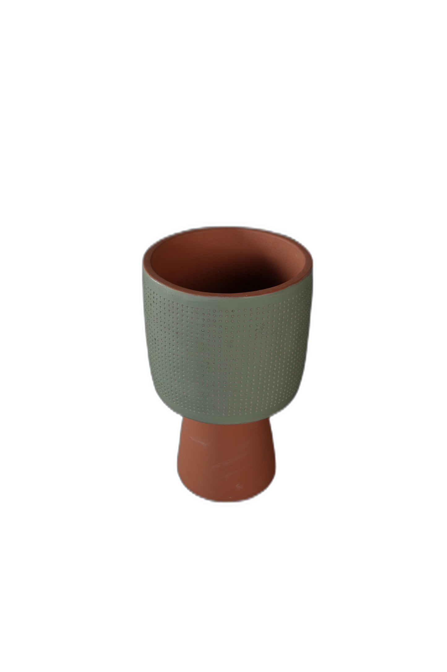 Latticework Textured Pot - B
