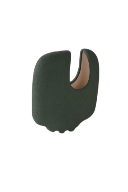 Cinnamon Crescent Vase