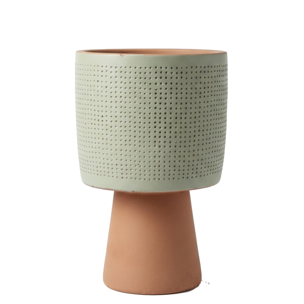 Latticework Textured Pot - B