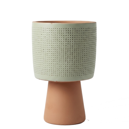 Latticework Textured Pot - B