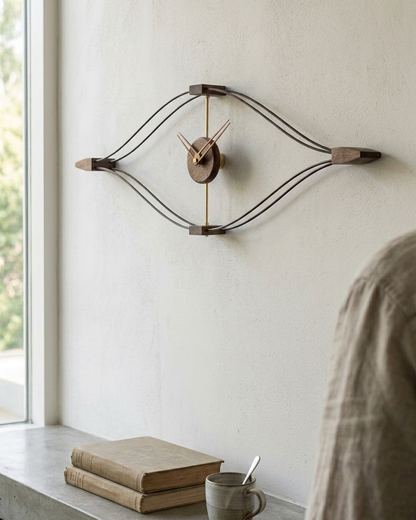 Eye-Shaped Modern Wall Clock