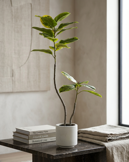 Variegated Indoor Ficus Plant