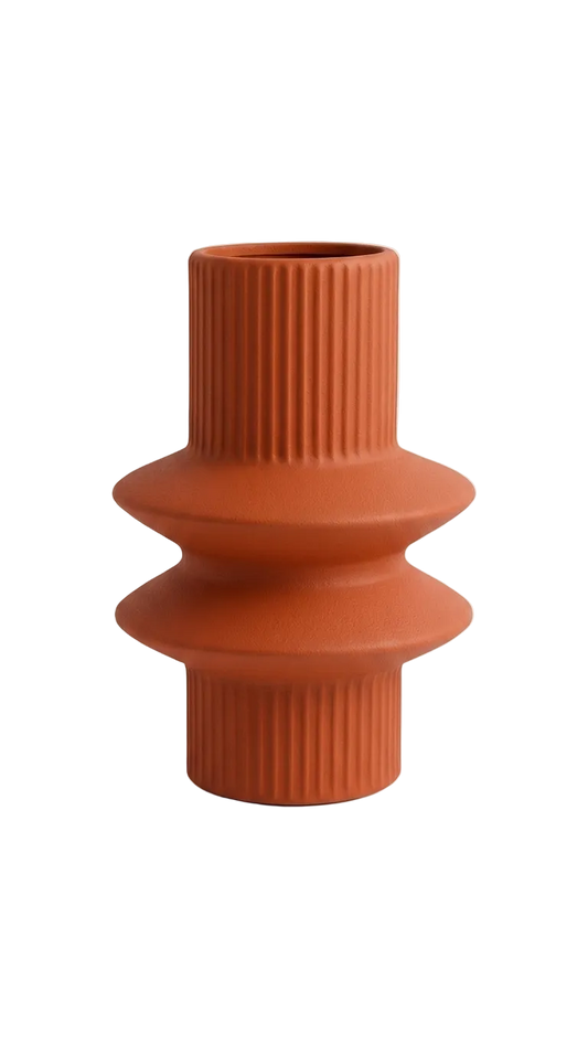 Earthy Double Ring Vase C