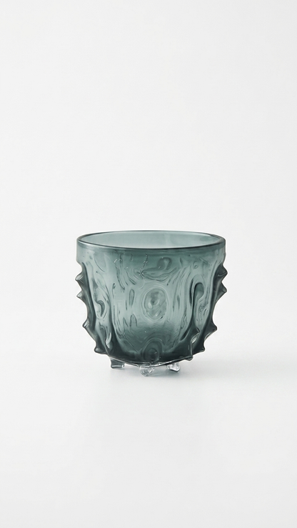 Smoky Gradient Glass Bowl