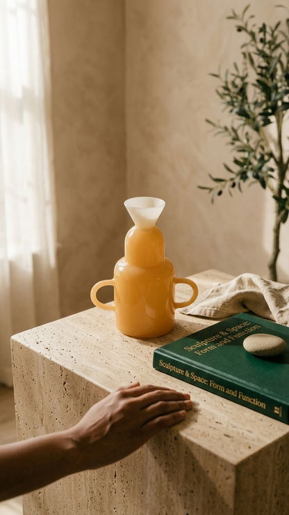 Amber Harmony Vase